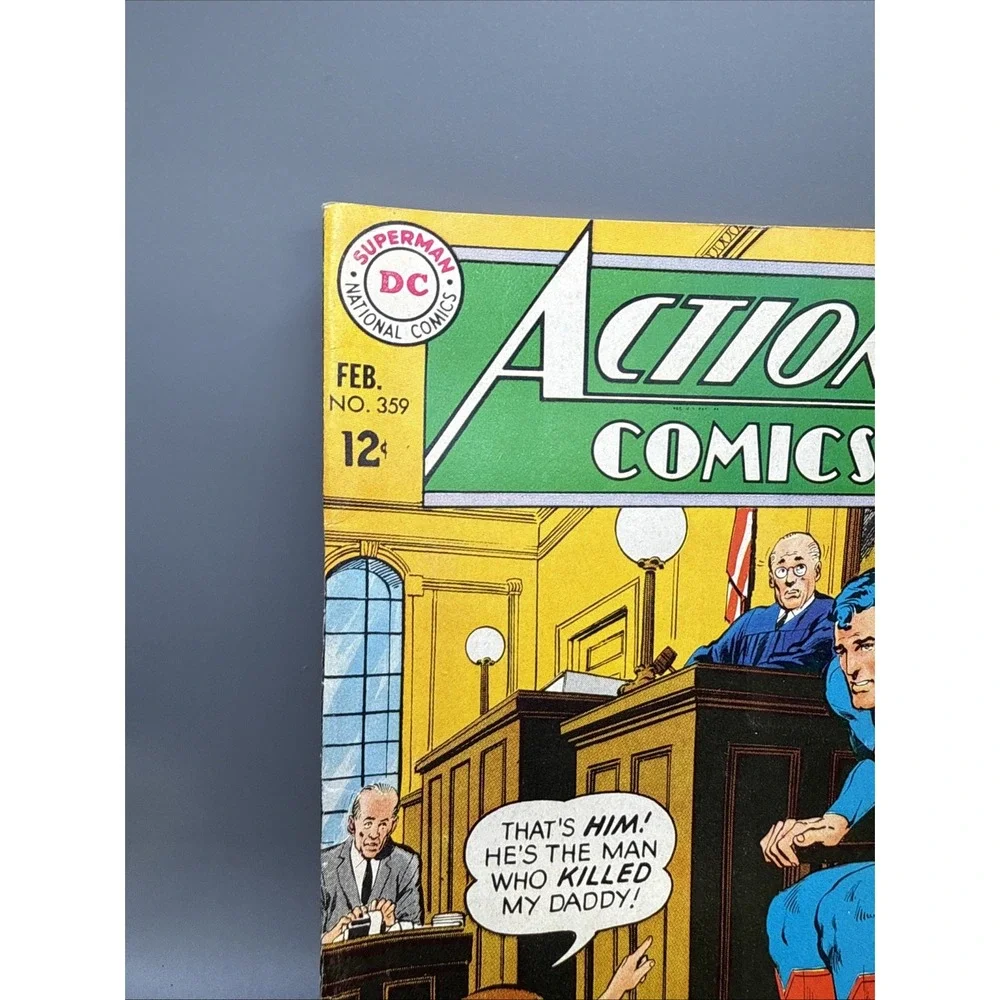 Action Comics # 359 VG DC Silver Age Comic Book Superman Case Of People Vs Super